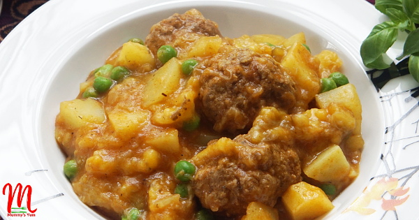 Yummy and kid-friendly potato and plantain pottage