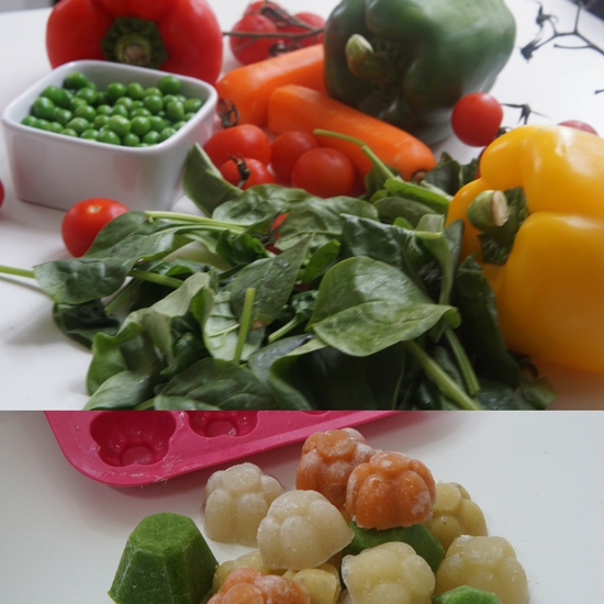 homemade vegetable baby food purees1