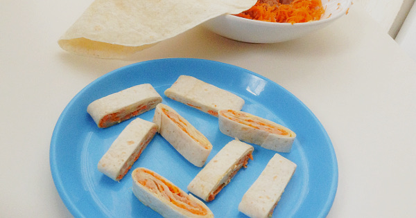 Flat Wrap - A Healthy Fingerfood For Toddlers