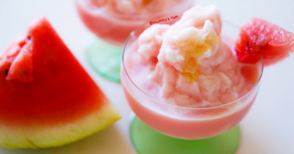 watermelon ice slush