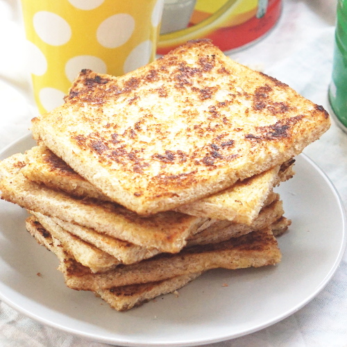 Pan-fried toast