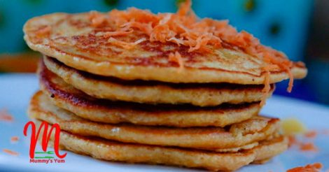 carrot and oats pancake