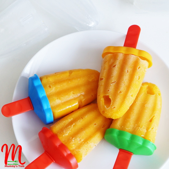 Mango Popsicles simply nutritious for the hot weather
