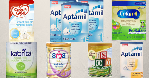 different milk formulas for babies